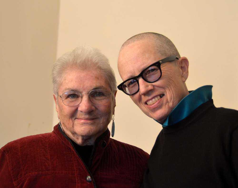 Margaret Randall and her wife, Barbara Byers