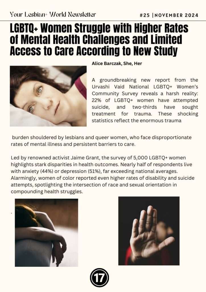 LGBTQ+-Women-Struggle-with-Higher-Rates-of Mental- Health-Challenges-and-Limited-Access-to-Care-According-to-New-Study-For-Your-Lesbian-World