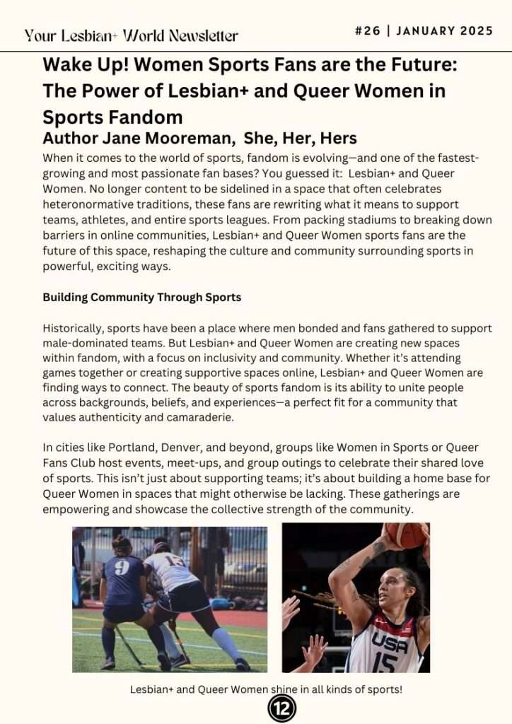Women-Sports-Fans-are-the-Future:-The-Power-of-Lesbian+-and-Queer-Women-in-Sports-Fandom-Your-Lesbian-World-Monthly-Newsletter-January-2025-by-LesbianEarth