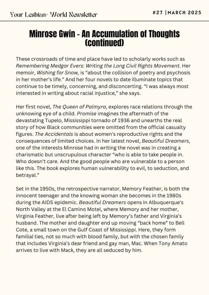 Minrose-Gwin-An-Accumulation-of-Thoughts-by-Cynthia-Sylvester-for-LesbianEarth