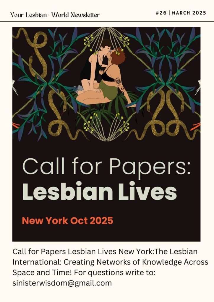 Call-for-Papers-New-York-Oct-2025-Lesbian-Lives-Your-Lesbian-World-LesbianEarth.com