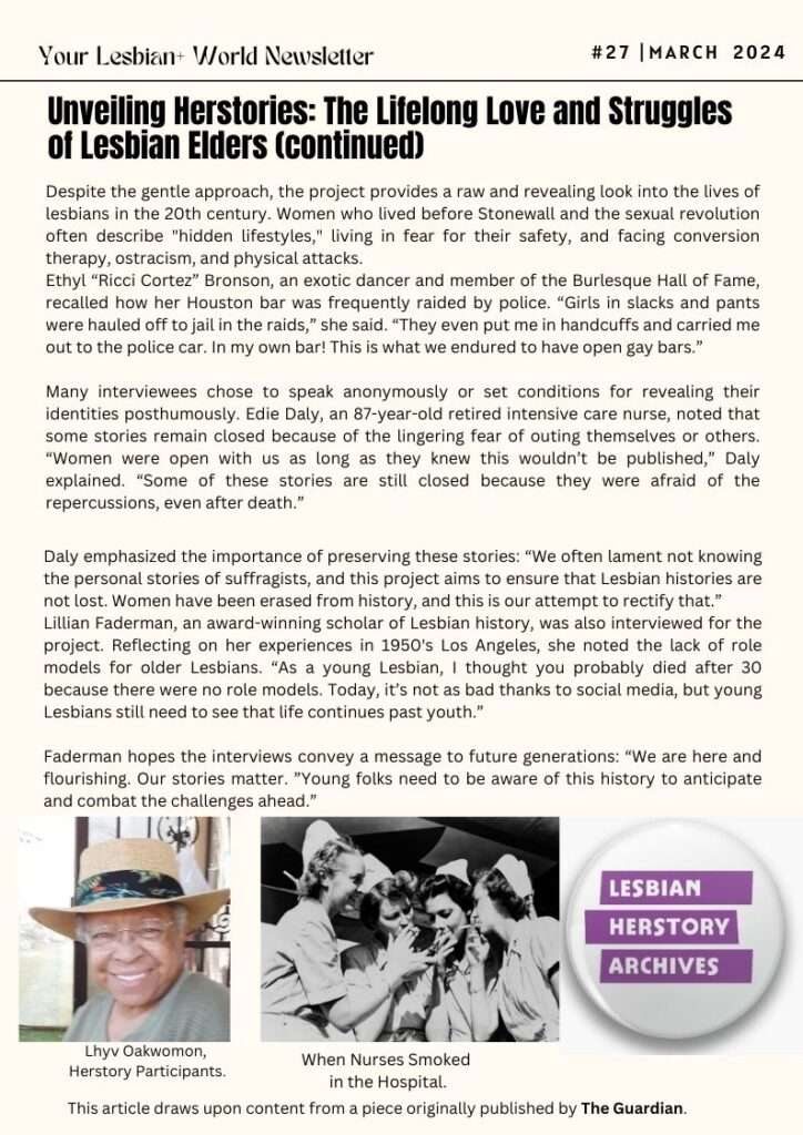 Herstory-the-lifelong-love-and-struggle-of-lesbian-elders-Old-Lesbian_oral-Hisotry-Project-OLOHP-at-Smith-College-Your-Lesbian-World-LesbianEarth.com