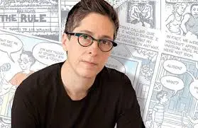 Alison-Bechdel-author-of-Fun-Home-speaking-in-Albuquerque-New-Mexico-presented-by-LesbianEarth-andABQ-Queer-Womens-Meetup_your-Lesbian-World-Newsletter