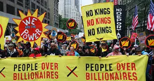 Age-Trend:-Data-from-American- University-shows-a-trend-of-an-aging,-rather-than-younger,-participant-base-over-the -three -"No Kings" -events:-No-Kings-1-(June 14, 2025):-Median -age-36.-No-Kings-2-(Oct. 18, 2025): Median-age-44.-No-Kings-3 (March 28, 2026): Median-age -48.-Your-Lesbina-World-Newlsetter-LesbianEarth.com